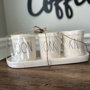 Rae Dunn utensil holder